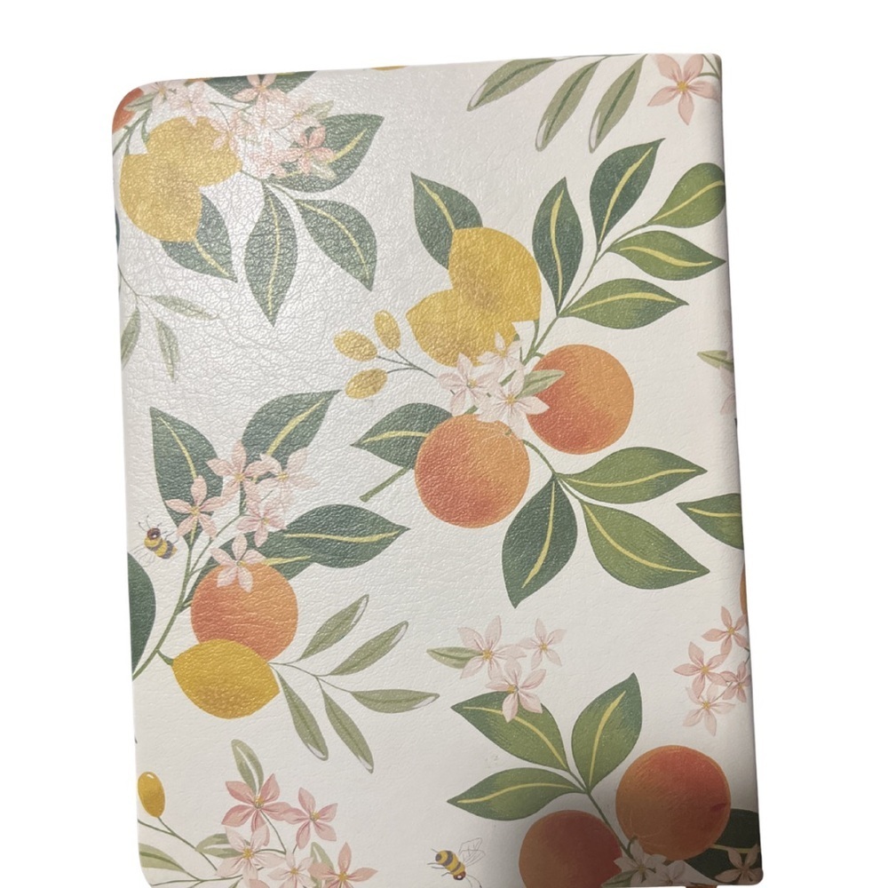 NWOT Èccolo Lined Notebook - Citrus Grove Gold Foil Monogram “K” - Picture 6 of 6